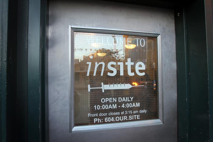 Insite out front