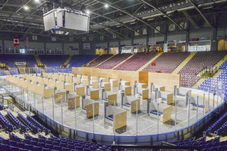 Save-On-Foods Memorial Centre shelter, Victoria, B.C.